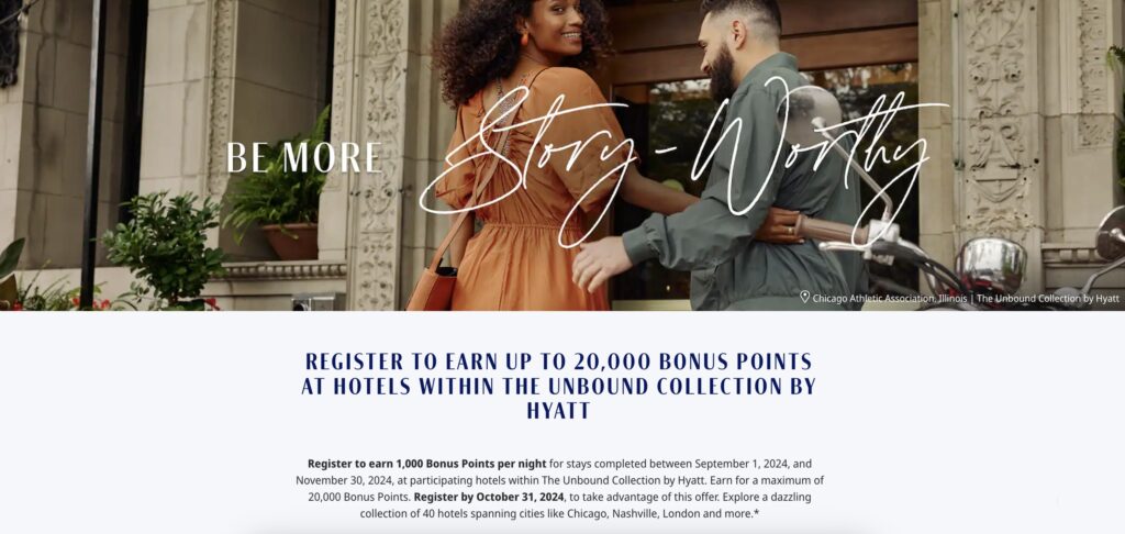 Hyatt Unbound Promo