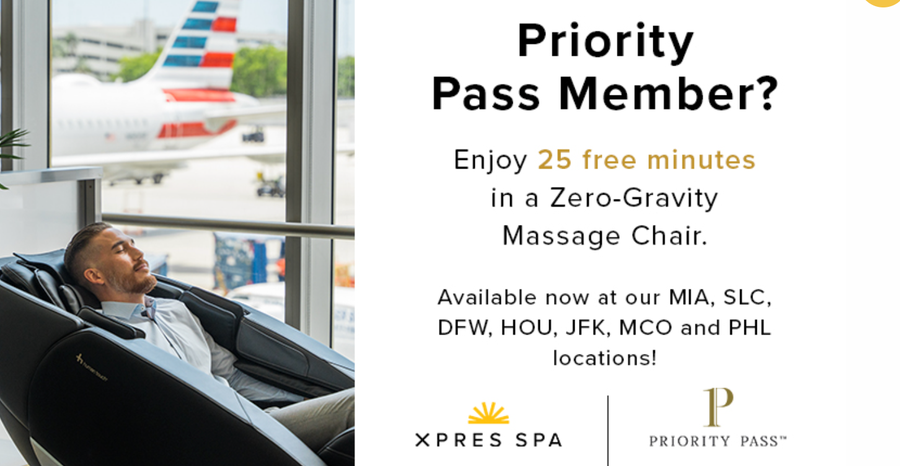 XpresSpa Priority Pass