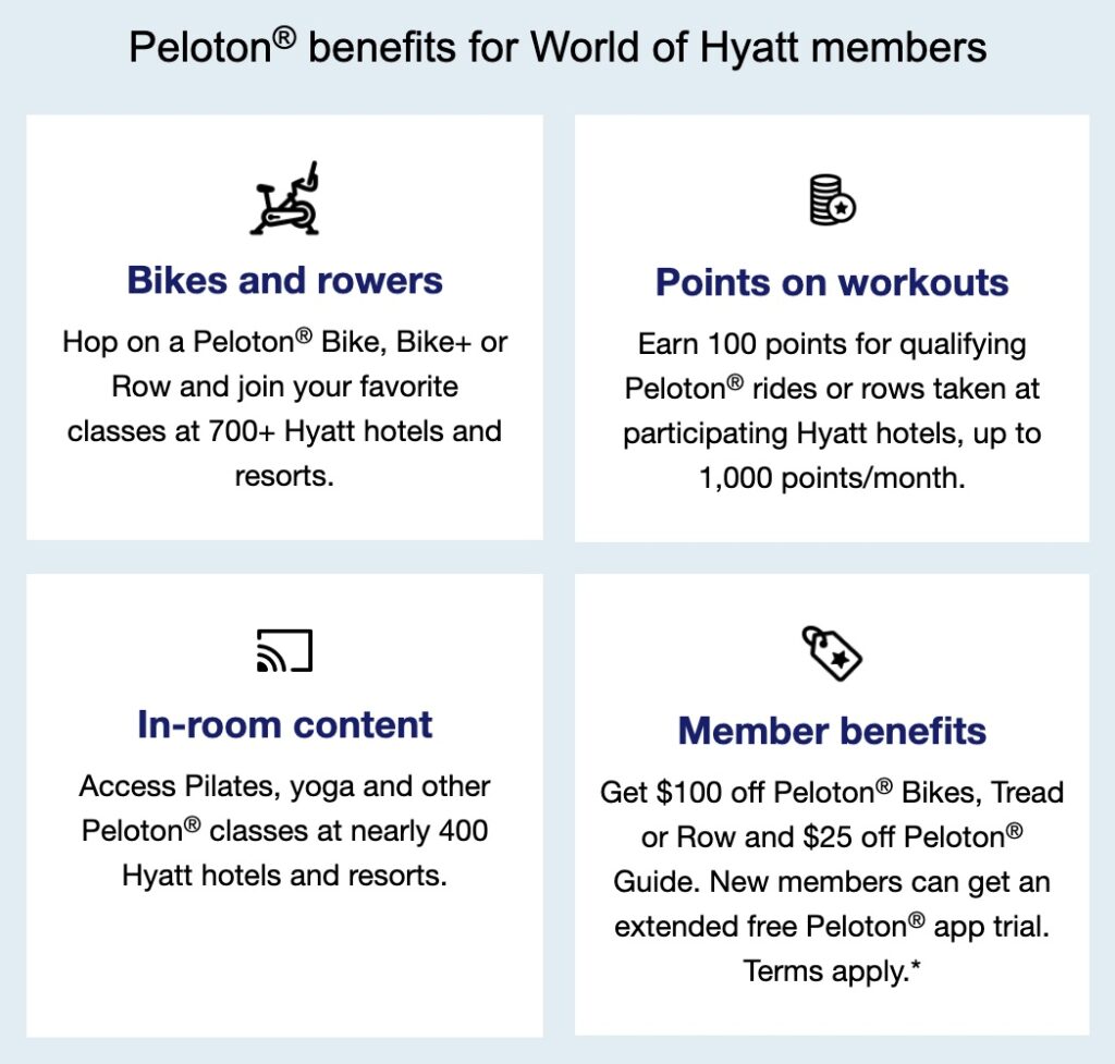 Peloton World of Hyatt