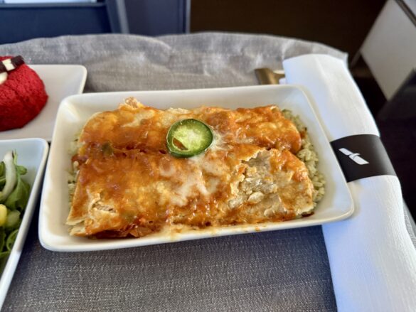 Taste Test: Chicken Enchiladas On American Airlines - The Bulkhead Seat