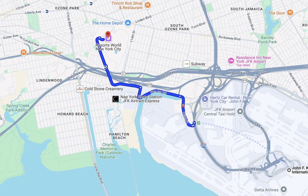 Hyatt Regency JFK Map