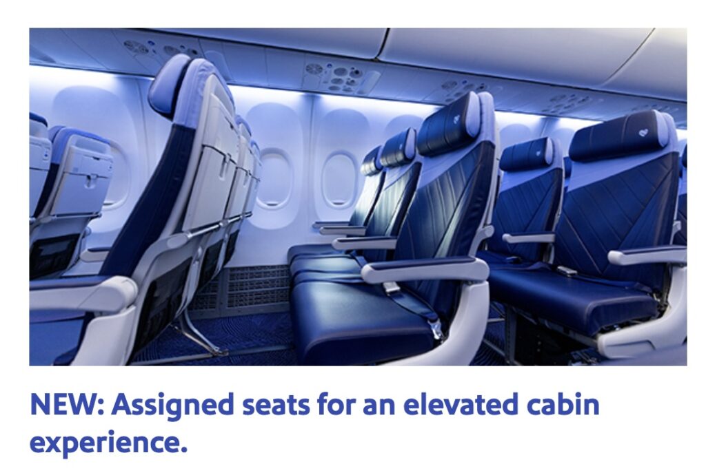 Southwest Assigned Seating