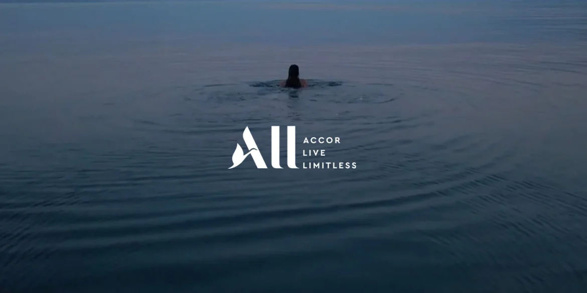 Accor Live Limitless a person swimming in the water