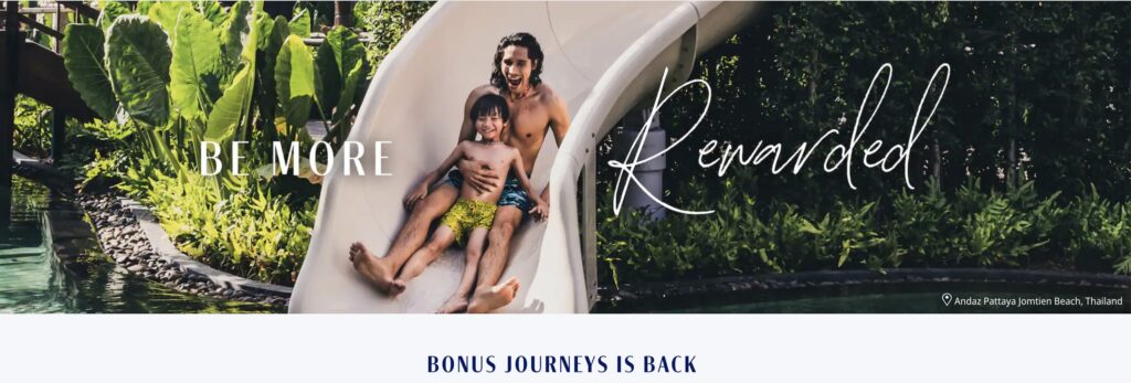 Hyatt Bonus Journeys