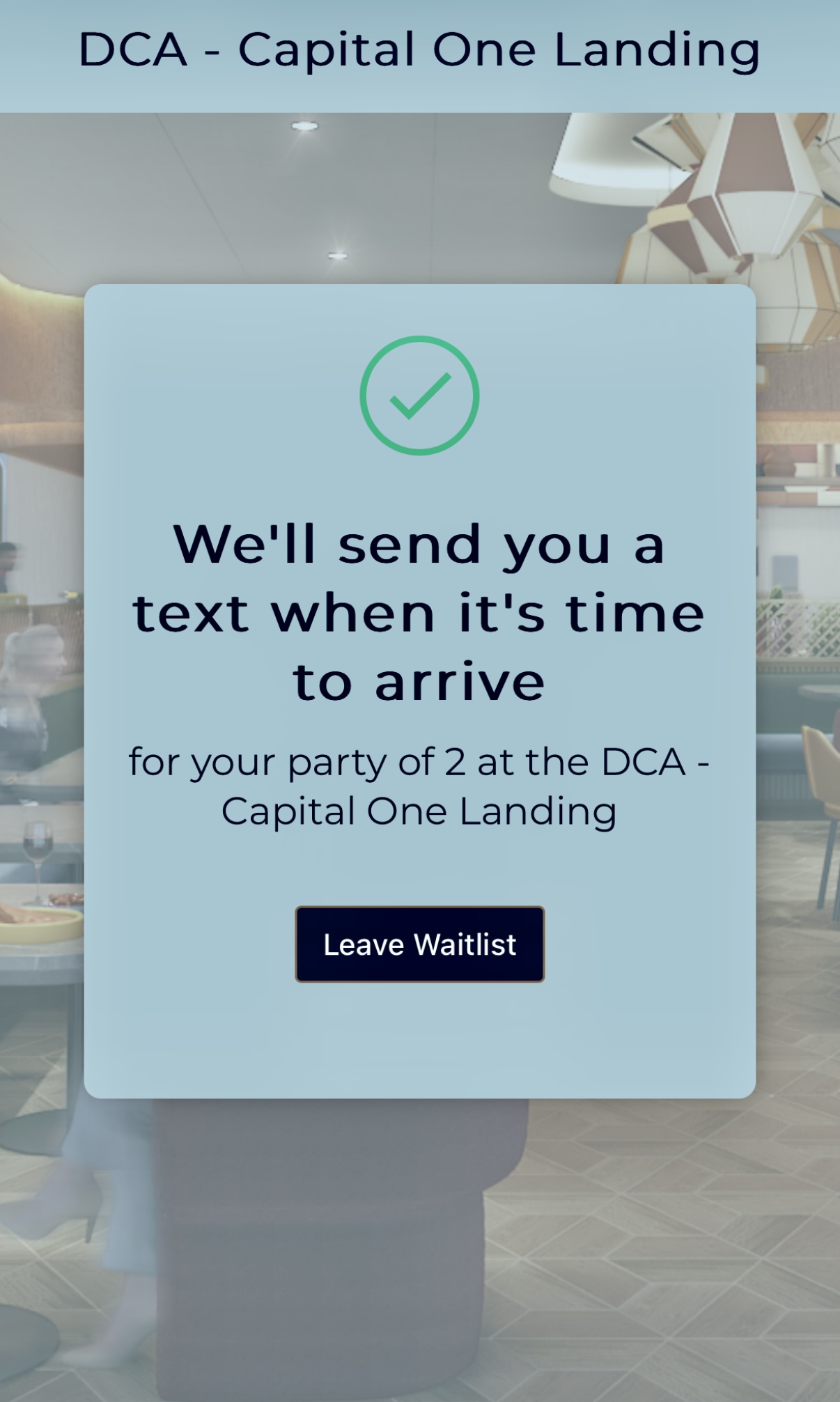 Lounge Review: Capital One Landing (DCA) - The Bulkhead Seat