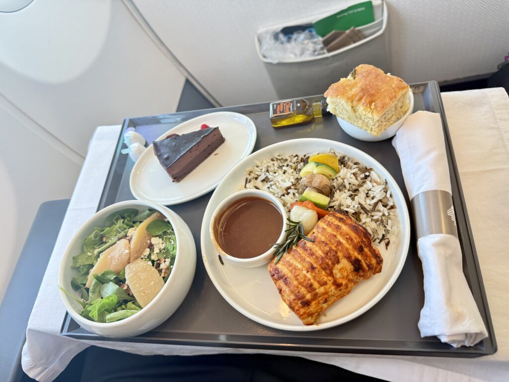 Aeromexico Stuffed Chicken