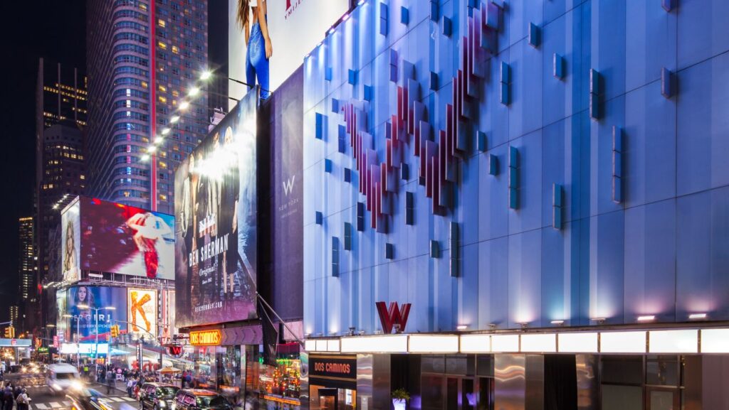 W New York Times Square Exterior