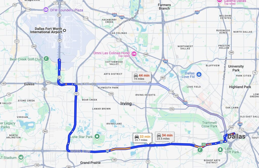 Adolphus Map