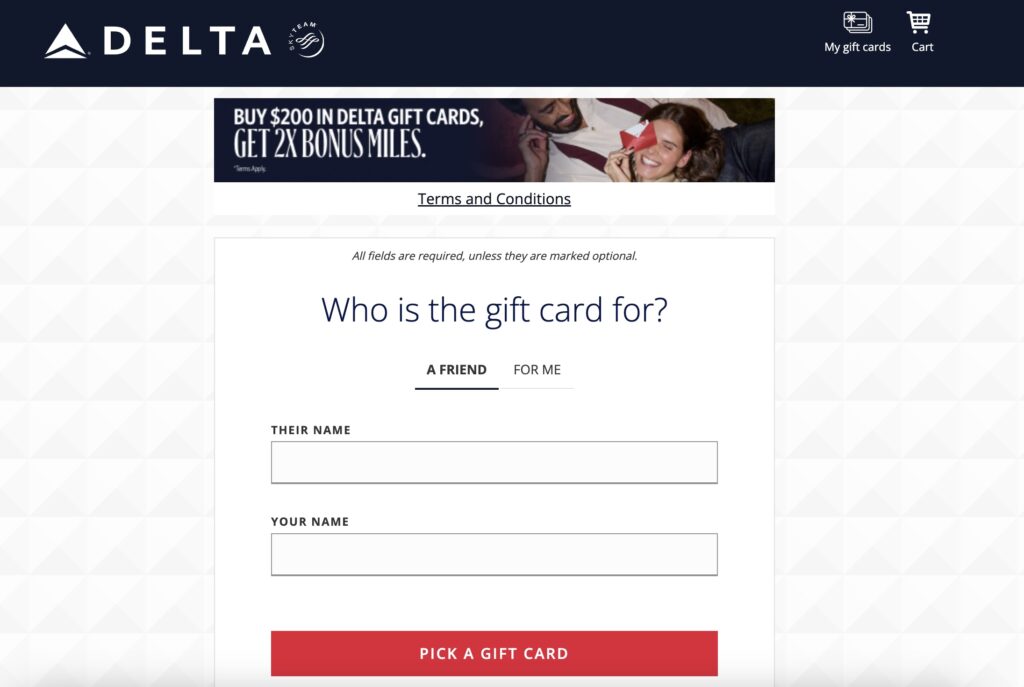 Delta Gift Card