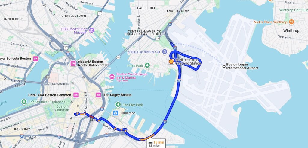 Hyatt Regency Boston Map