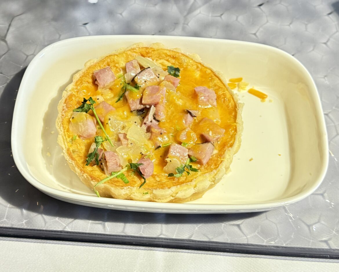 Delta Three Cheese Quiche Delta Three Cheese Quiche