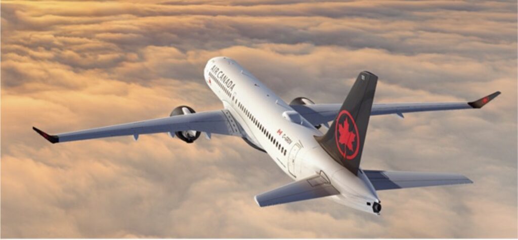 a plane flying in the sky