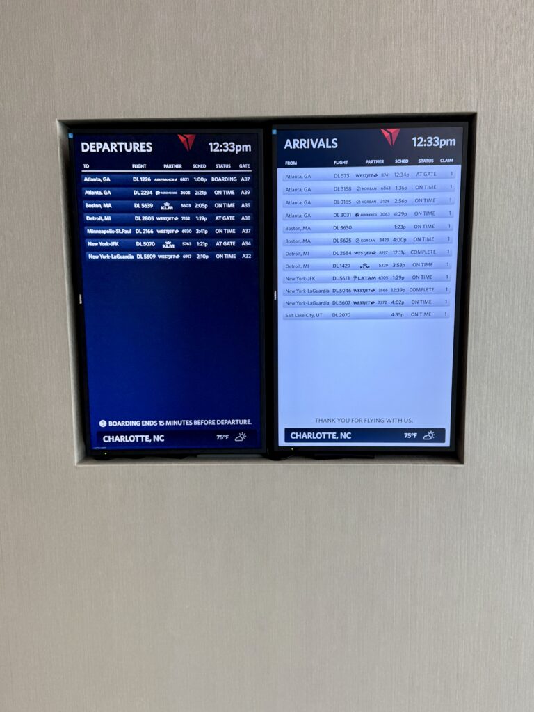 Delta Sky Club CLT 41