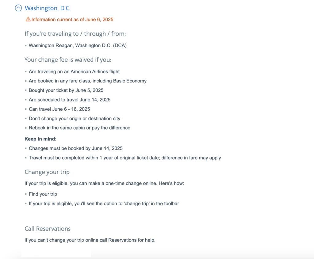 AA DCA Waiver