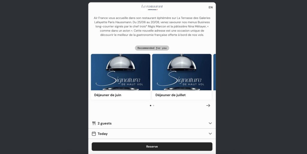 Air France Reservations