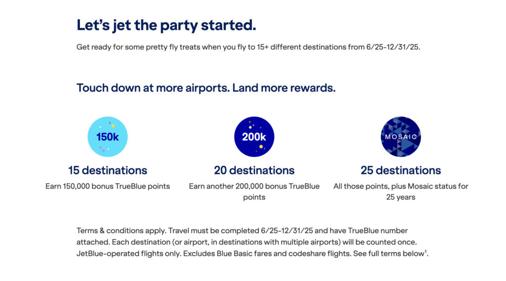 JetBlue 25 Promo