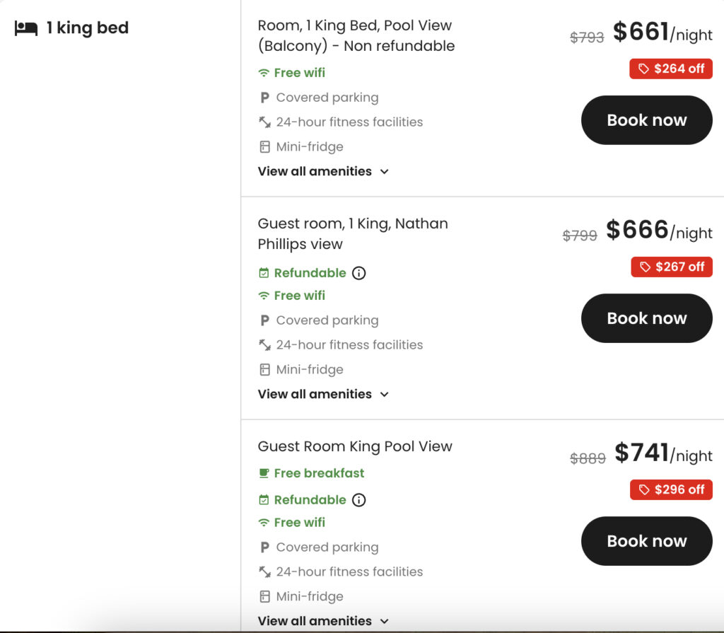 Sheraton Toronto Booking