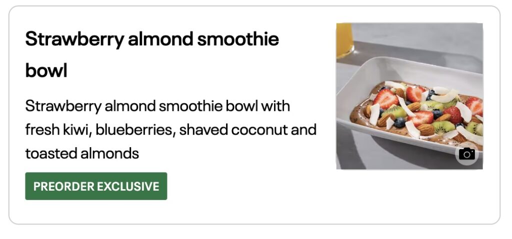 UA Strawberry Almond Smoothie Bowl