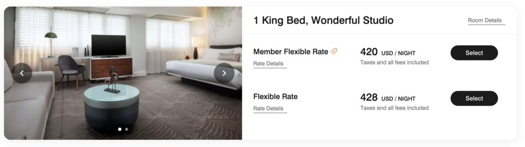 W Los Angeles West Beverly Hills Booking