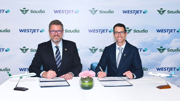 WestJet and Saudia 