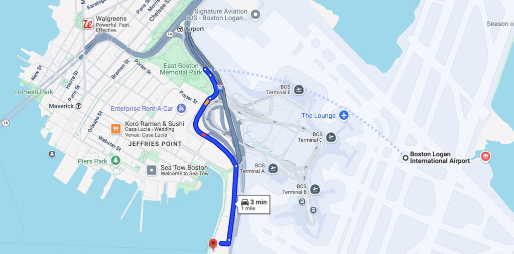 Hyatt Regency Boston Harbor Map