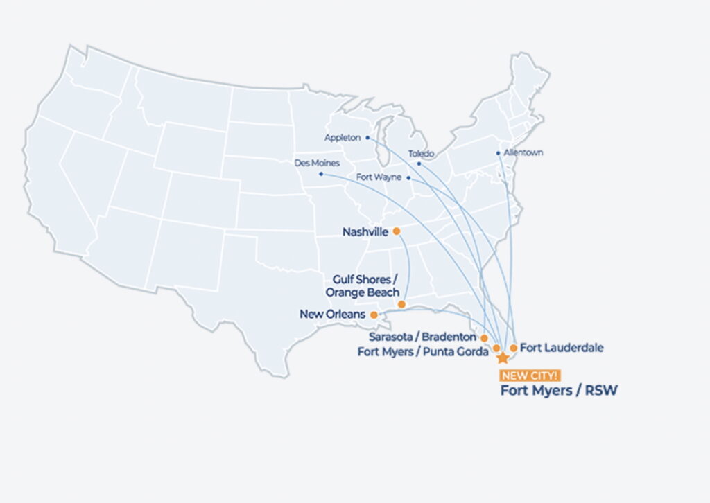 New Allegiant Air Routes