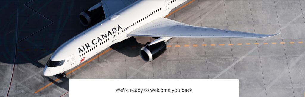 Air Canada Welcome Back