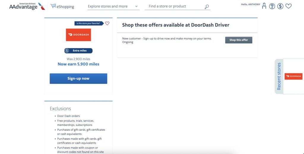 American AAdvantage Shopping