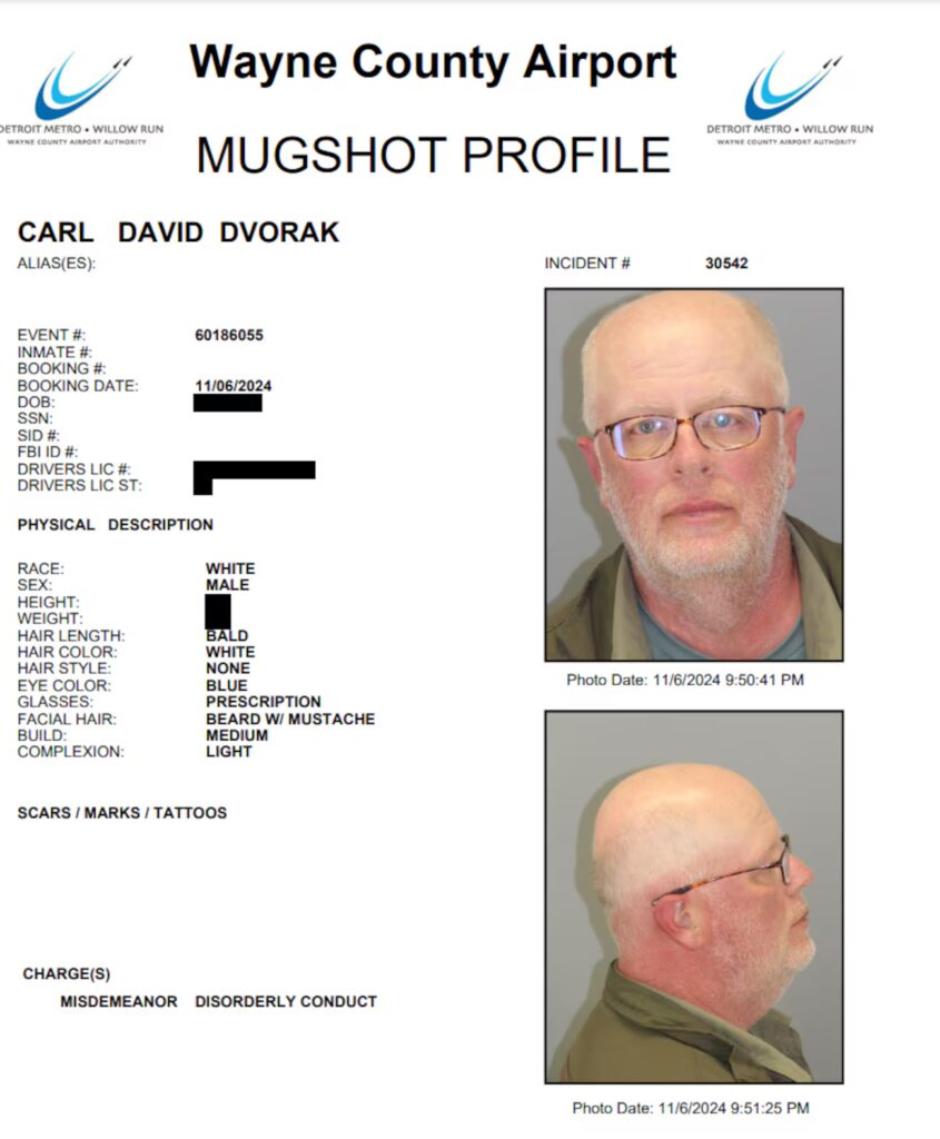 Mugshot Dvorak
