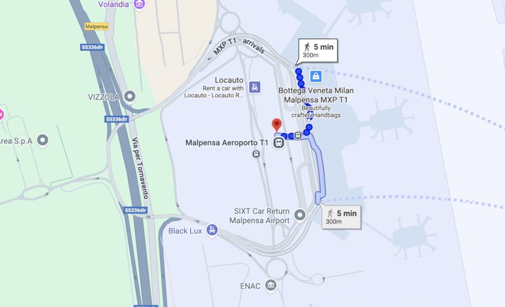 Sheraton MXP Map