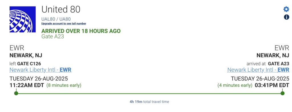 UA 80 Flight Status