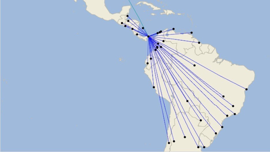 WestJet Panama
