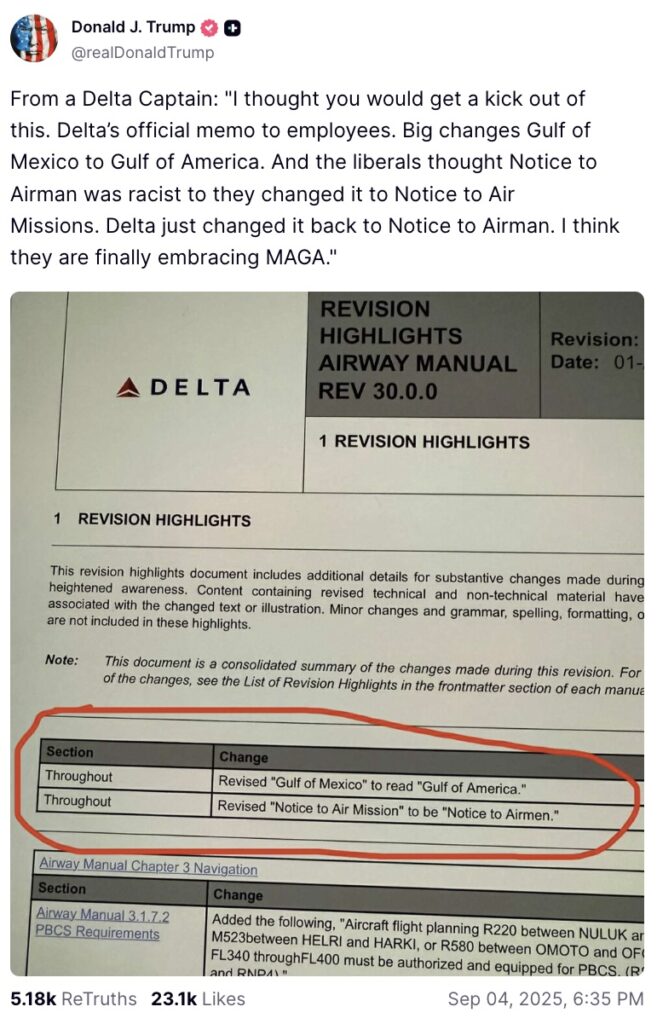 Delta Trump