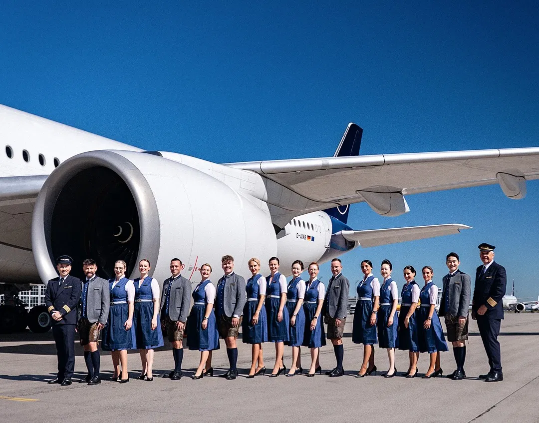 Lufthansa Oktoberfest Uniforms