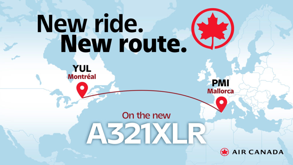Air Canada Map PMI
