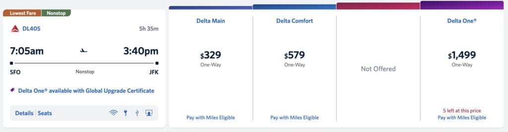 Delta One Price