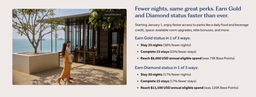 Hilton Status Requirements