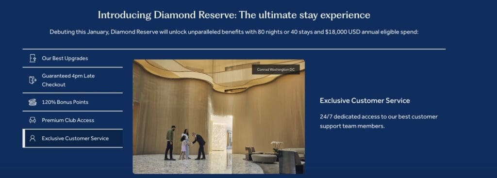 Hilton Diamond Reserve