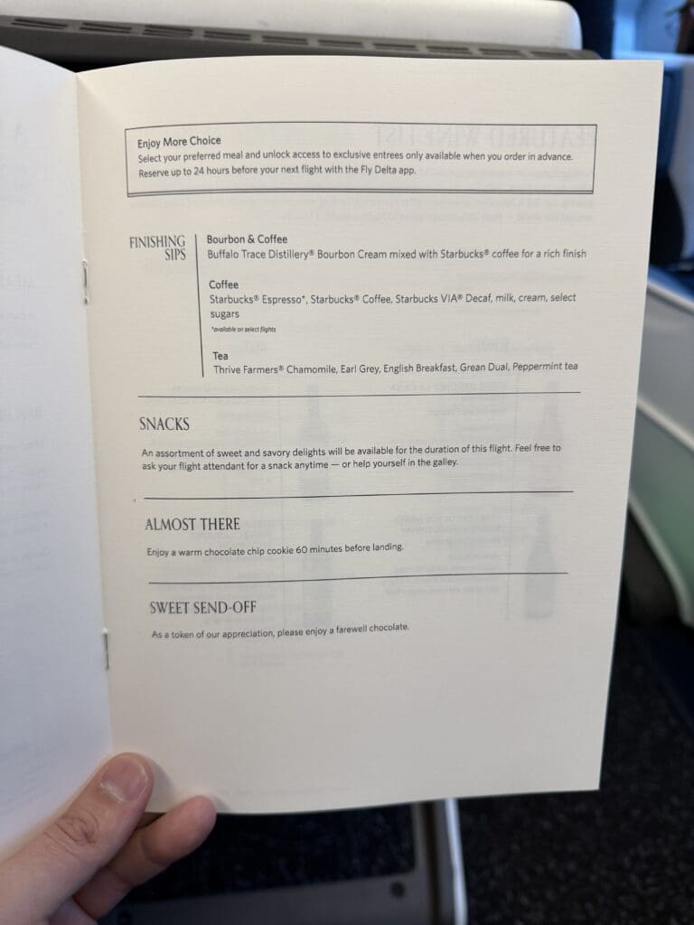 \Delta One SFO-JFK 16