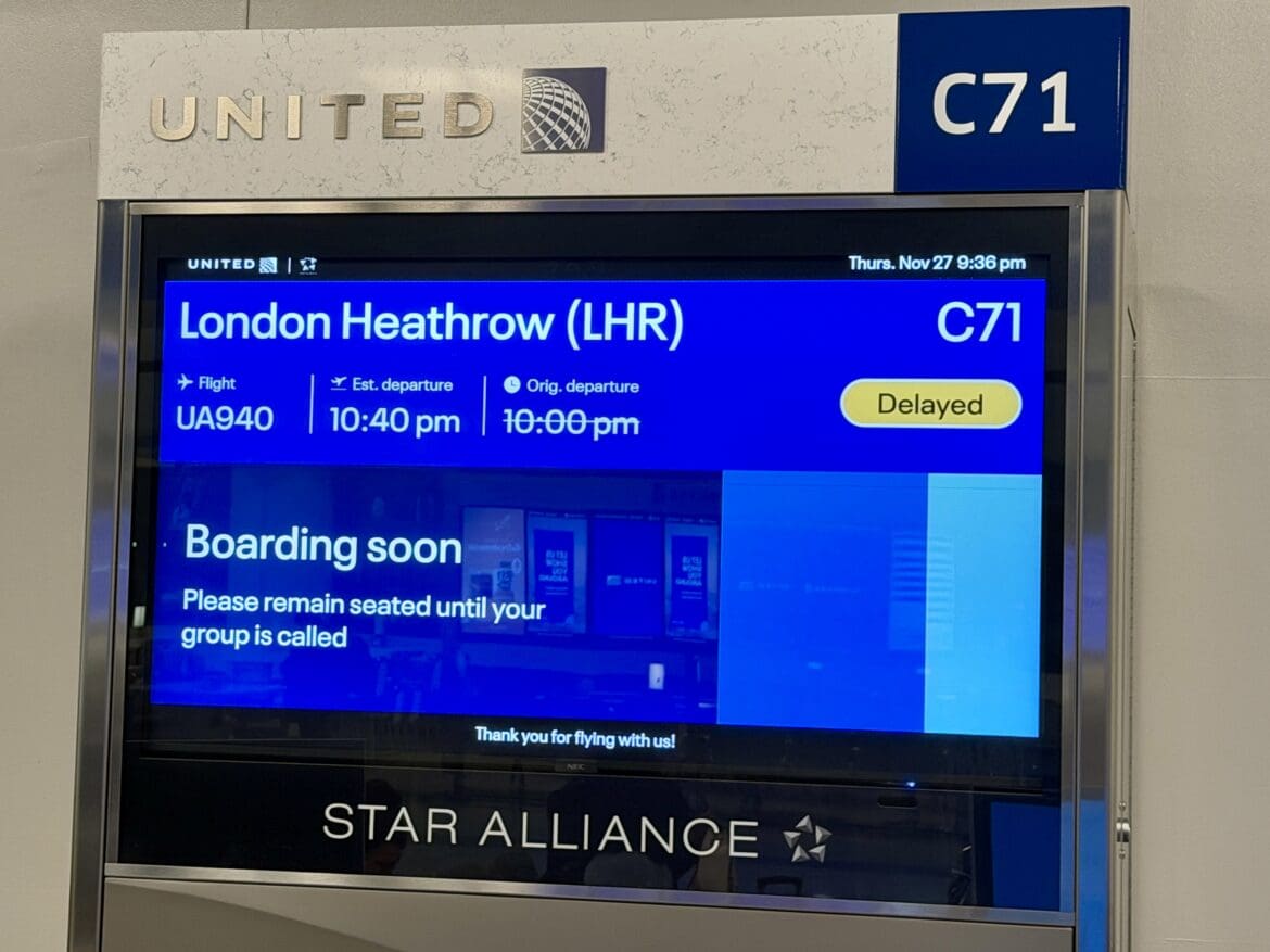 UA EWR to LHR 2