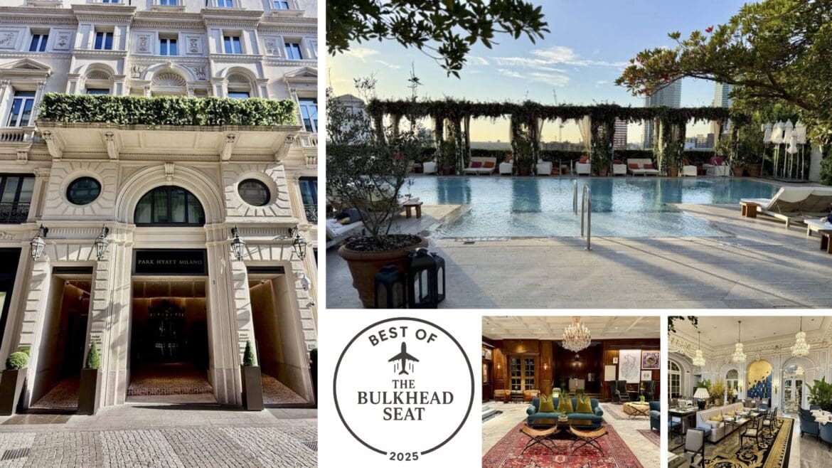 a pool and a building