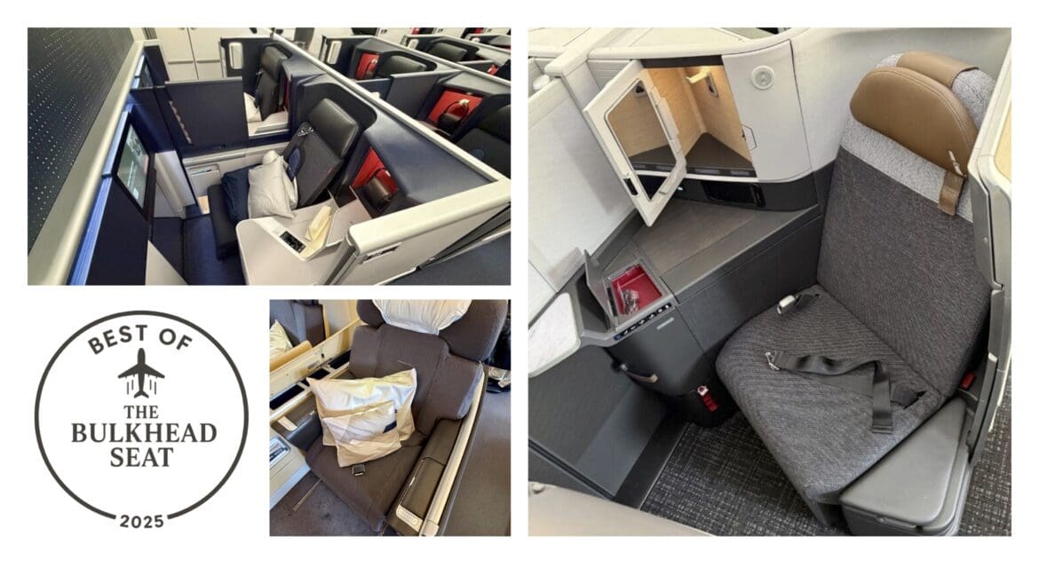 a collage of an airplane seat