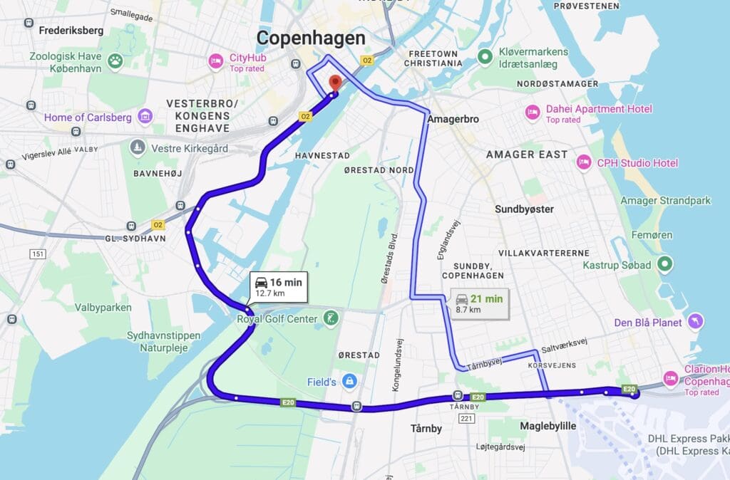 Copenhagen Map