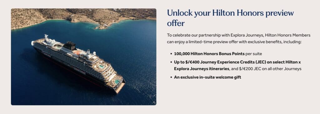 Hilton Explora Offer