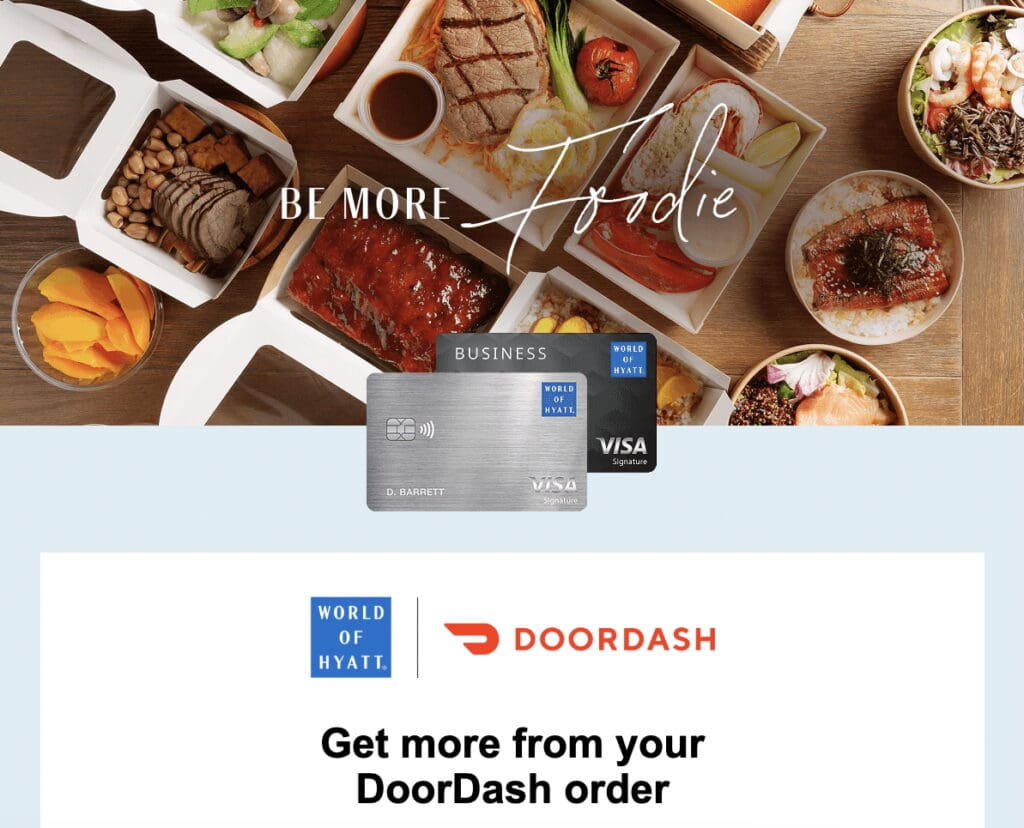 DoorDash Hyatt