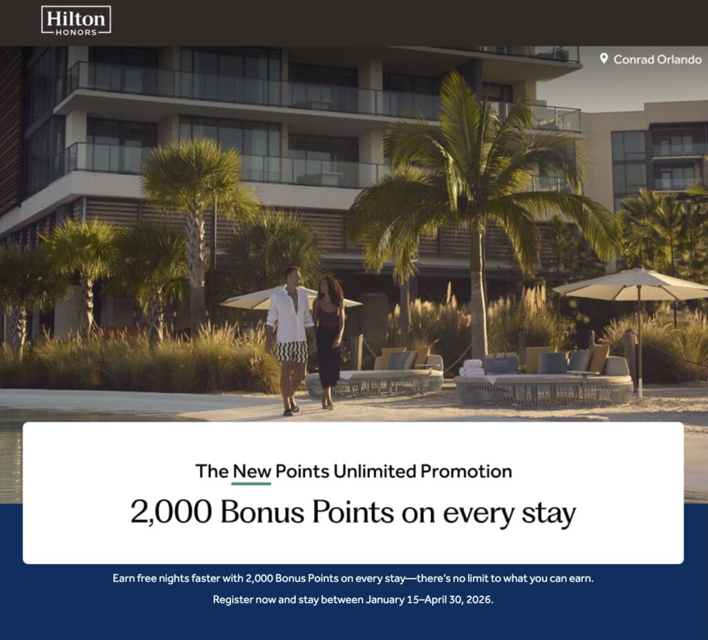 Hilton Q1 2026 Promo