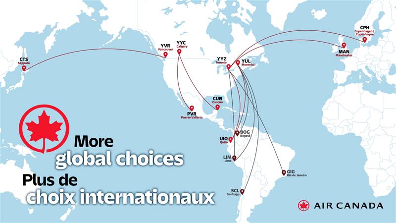 Air Canada Routes