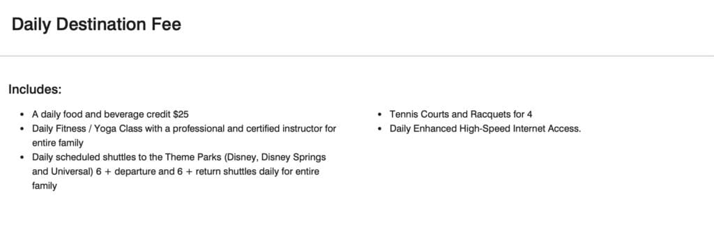 Delta Orlando Destination Fee