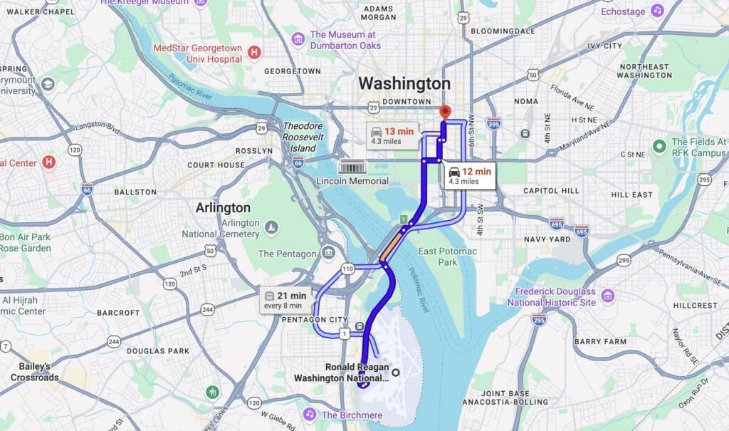 Grand Hyatt DC Map
