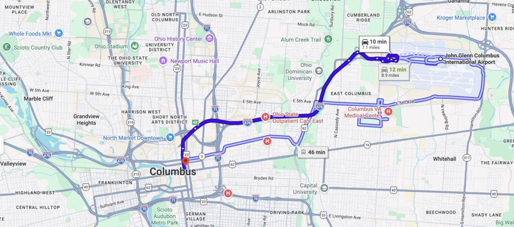 Renaissance Columbus Map
